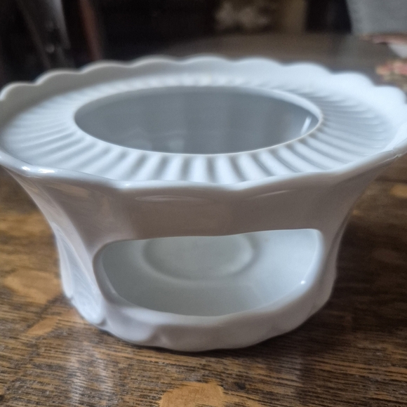 Antique Delft blue porcelain warmer with Windmill & flower - Picture 3 of 8